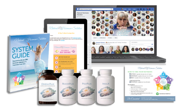 Natural Hormone Solution System PLUS with Omega Plus Fish Oil